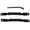 This pair of black door pull straps from Rugged Ridge fit 97-06 Jeep Wrangler.