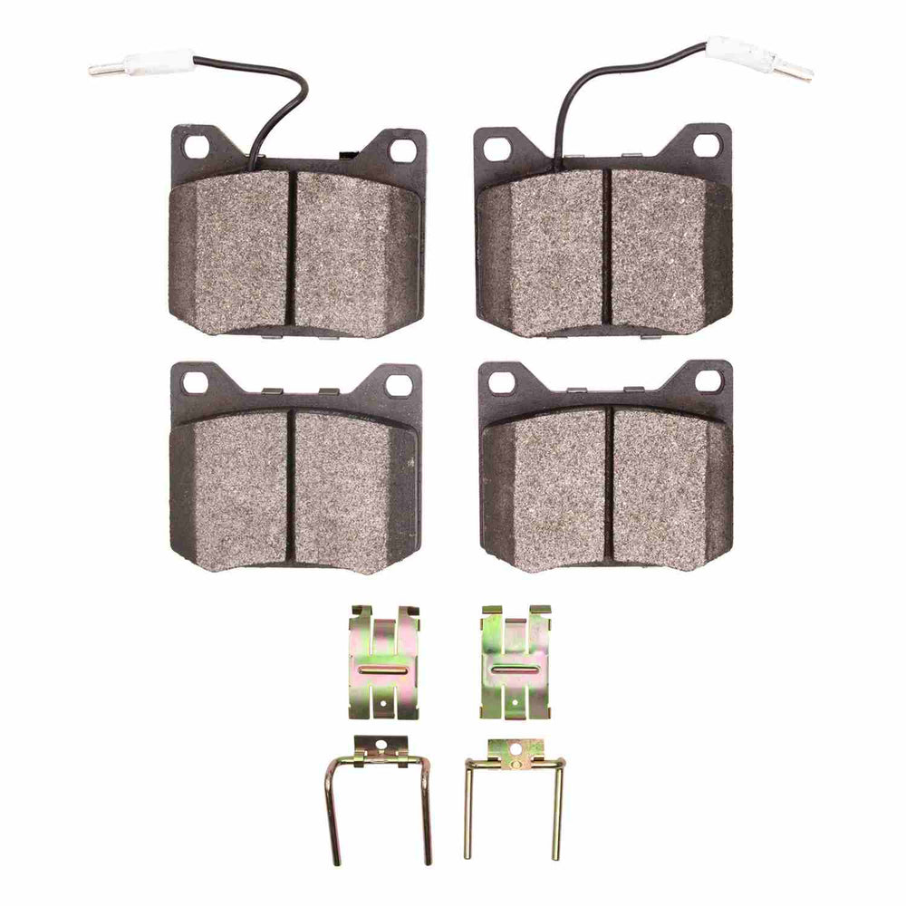 R1 69-83 Peugeot 504 Front Ceramic Brake Pads and Hardware Kit