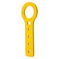 Tow Hook Aluminum 6mm Thick FIA Yellow