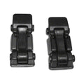 Hood Latch And Catch Bracket Assembly Pair Replacement Black 1997-2006 Jeep Wrangler TJ And 2004-2006 Wrangler Unlimited Lj OMIX
