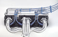 Moroso Chevrolet Small Block Ignition Wire Loom Kit - Centerbolt - 7-9mm - Blue