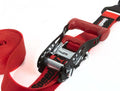 SpeedStrap 1 1/2In x 10Ft Ratchet Tie-Down w/ Soft-Tie (2 Pack) - Red