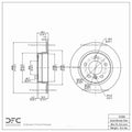 DFC 91-99 BMW 323is Rear Brake Rotor