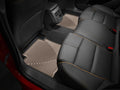 WeatherTech 2019+ Chevrolet Silverado 1500 Rear Rubber Mats - Tan