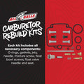 All Balls Racing 2002 Polaris Sportsman 500 4x4 DUSE Carburetor Rebuild Kit