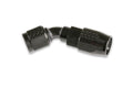 -6 45 DEG. TUBE BLACK SWIVEL-SEAL
