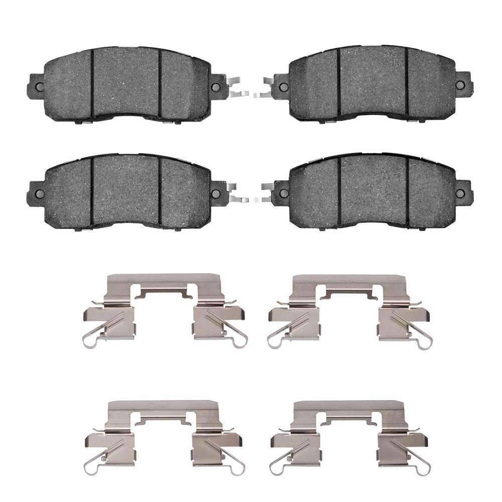 R1 13-25 Nissan Altima Front Semi Met Brake Pads and Hardware Kit