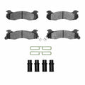 R1 84-86 Mercury Capri Rear Ceramic Brake Pads and Hardware Kit