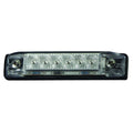 WHITE 8IN SLIM LINE LED UTILITY LIGHT CLEAR LENS RETAIL