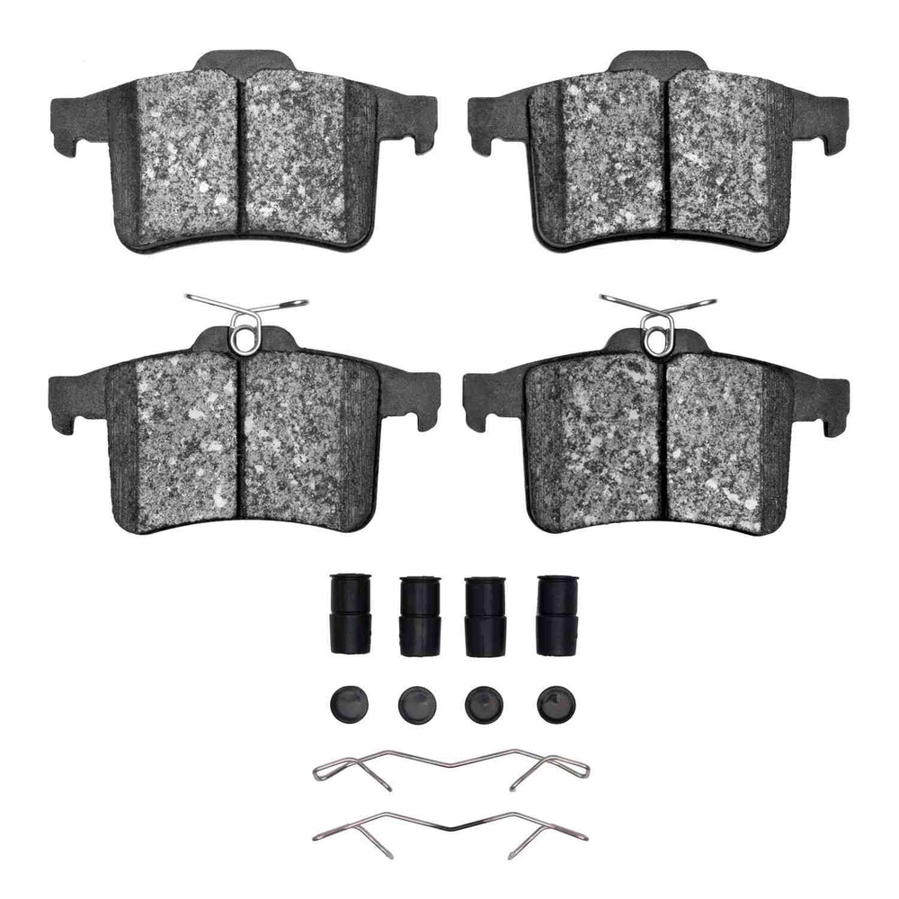 R1 10-15 Jaguar XFR Rear Semi Met Pads & Hardware Kit