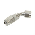 Fragola -6AN x 45 Degree Pro-Flow Hose End Chrome