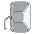 UNIVERSAL 71/2 IN X 101/2 IN LIGHTDUTY TRUCK MIRROR HEAD WITH GOOSENECK