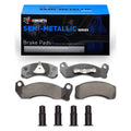 R1 87-93 Ford Mustang Front Semi Met Pads & Hardware Kit