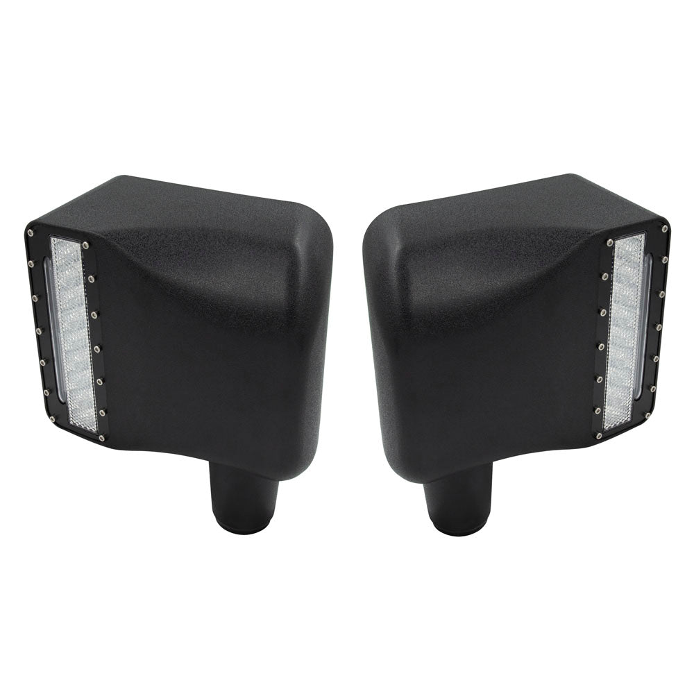 07-18 JEEP WRANGLER JK HOOD MOUNT BRACKETS FOR 20 INCH STRAIGHT LIGHTBAR