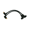 Moroso 82-99 Harley-Davidson FXR Sleeved Ultra 40 Wire Set - Black