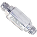 Russell Performance Polished Aluminum (3in Length 1-1/4in dia. -6 male inlet/outlet)
