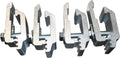 100PK NYLON RATCHET CLAMPS, 5/16"-.