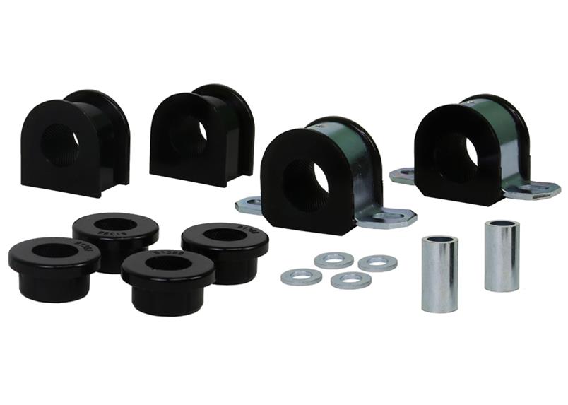 Sway bar - mount bushing 8 Bushings 2 Tubes 2 Saddles 4 Washers Grease Install Guide