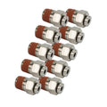 1/8 NPT(M) TO 1/8 AIRLINE STRAIGHT FITTING (10 PCS) DOT APPROVED