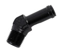 BLACK 45 DEG 5/8" ID HOSE TO 1/2" NPT
