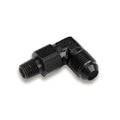 BLACK 90 DEG -10 MALE-1/2" NPT SWIVEL