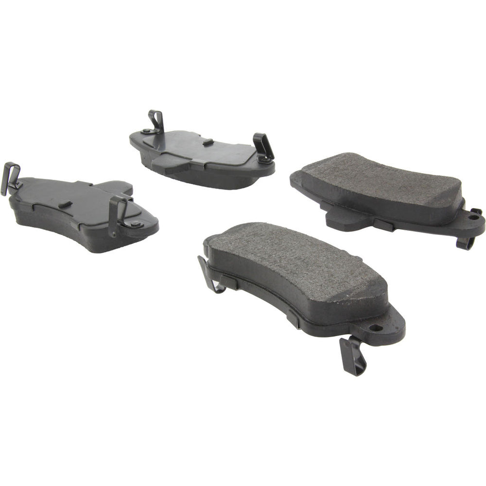 Centric Posi-Quiet Semi-Metallic Brake Pads w/Hardware - Rear