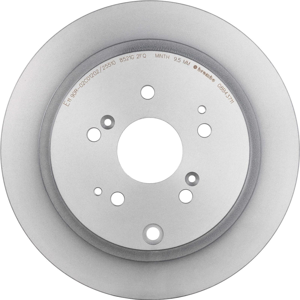 Brembo 01-06 Acura MDX/03-08 Honda Pilot Rear Premium UV Coated OE Equivalent Rotor