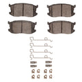 R1 85-89 Chevrolet SPECTRUM Front Semi Met Pads & Hardware Kit