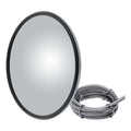 8 IN STAINLESS OFFSETMOUNT HEATED CONVEX MIRROR HEAD