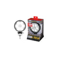 LED ROUND TRACTOR LIGHT 720 LUMENS 4IN DIA 6 HP DIODES CAST IRON ALUM HOUSING FLOOD STEEL HARDWARE