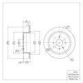 R1 Concepts Brake Rotor Fits BMW 318i