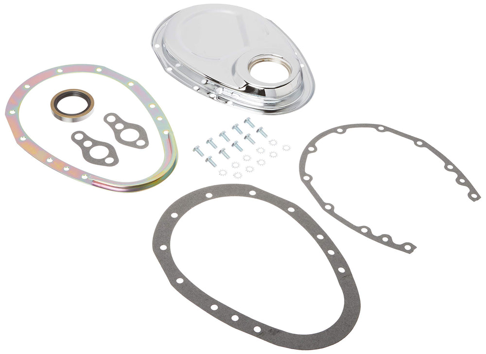 CHROME SB CHEVY 2PC TIMING CHAIN CO