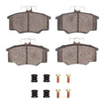 DFC 82-83 Audi Coupe Front 5000 Advanced Semi Metallic Brake Pads and Hardware Kit