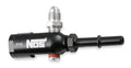 Late Model Billet Fuel Line Adapter Fits 5/16 Fuel Rail Black Anodized Aluminum (3) 1/8 Npt Ports W/ Adapters & Plug -4 An Fuel Port NOS