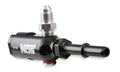 Late Model Billet Fuel Line Adapter Fits 5/16 Fuel Rail Black Anodized Aluminum (3) 1/8 Npt Ports W/ Adapters & Plug -4 An Fuel Port NOS