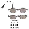 DFC 15-25 Audi A3 Sportback E-TRON Rear 4000 HybriDynamic Brake Pads and Hardware Kit