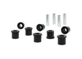 Control arm - inner and outer bushing 8 Bushings 4 Tubes Grease