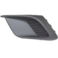LT FRONT BUMPER INSERT FOG LAMP BEZEL MOLDING; MEXICO BUILT; W/FOG LAMPS MAZDA 3 20172018