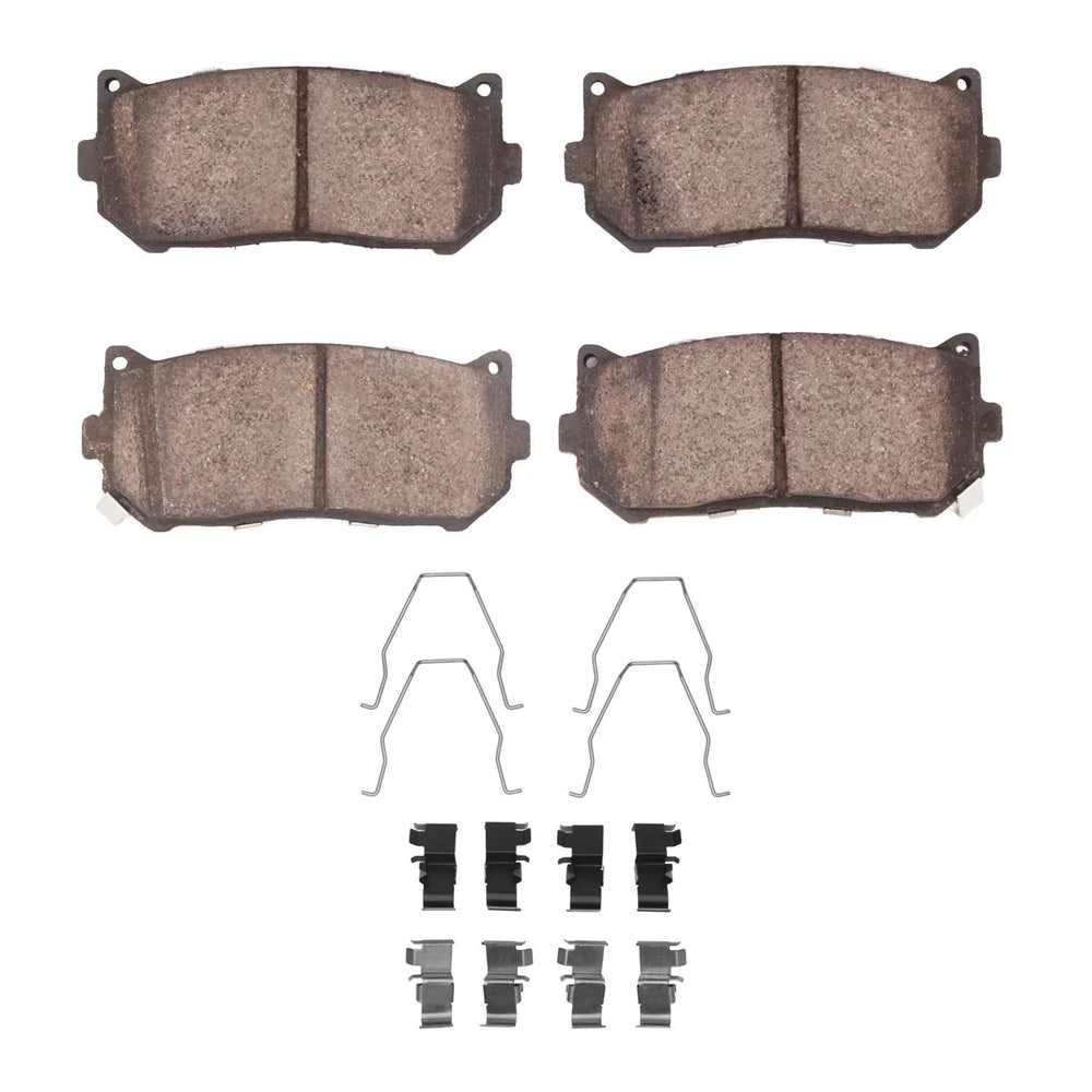 R1 98-03 Kia Sephia Rear Optimum OE Pads & Hardware Kit