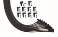 Moroso Universal V8 90 Deg Plug Unsleeved 90 Deg HEI Ultra Spark Plug Wire Set - Black