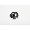 This chrome antenna base cover from Rugged Ridge fits 07-18 Jeep Wrangler