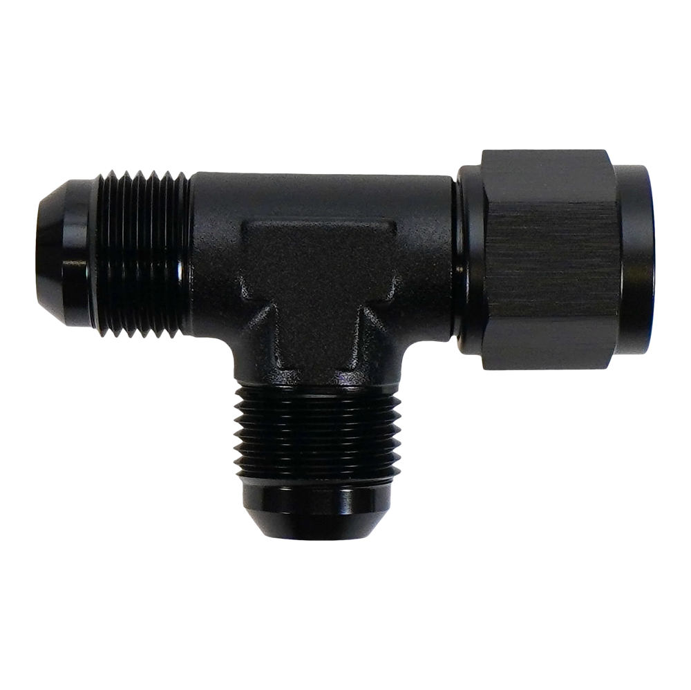 DeatschWerks 10AN Male Flare to Female Flare Swivel Tee on Straight