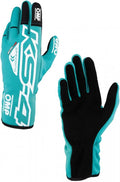 OMP KS-4 KART GLOVES MINT GREEN SZ L