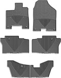 WeatherTech 2016+ Honda Pilot Rear Rubber Mats - Black