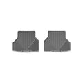 WeatherTech 04-10 BMW 5-Series Rear Rubber Mats - Grey
