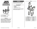 JKS Manufacturing Jeep Wrangler JK Steering Stabilizer Tie Rod Mount