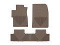 WeatherTech 06-11 Honda Civic Rear Rubber Mats - Tan