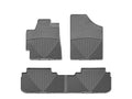 WeatherTech 08-13 Toyota Highlander Rear Rubber Mats - Grey