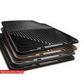 WeatherTech 2014+ Jeep Wrangler Rear Rubber Mats - Black