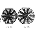BLOX Racing 10inch Electric Slim Fan - Red
